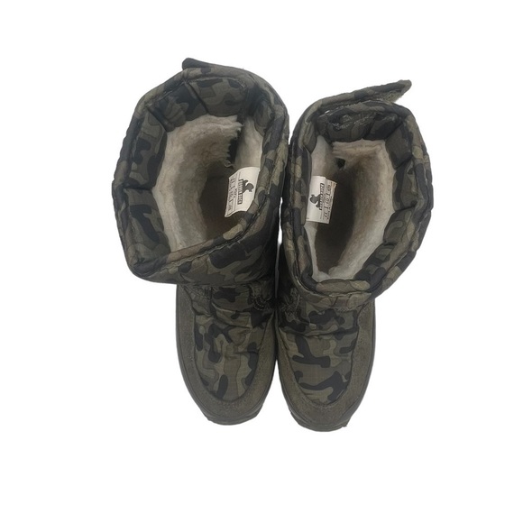 Rubber Duck Green Camouflage Snow Boots Size 11 Toddler - Picture 6 of 9